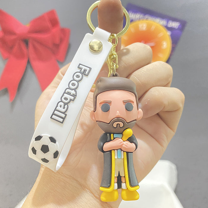 Wholesale Cartoon Soccer  Keychain Bag Pendant