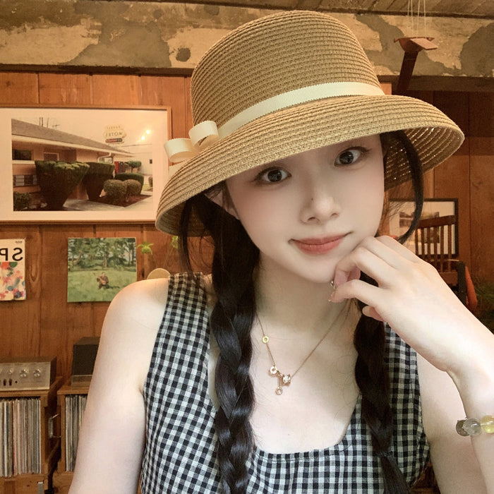 Wholesale Handmade Straw Hat for Women Fisherman Hat