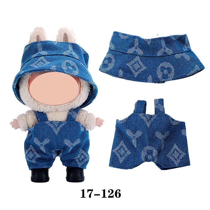 Wholesale 10pcs/set Doll clothes vinyl plush doll can be worn to replace clothes