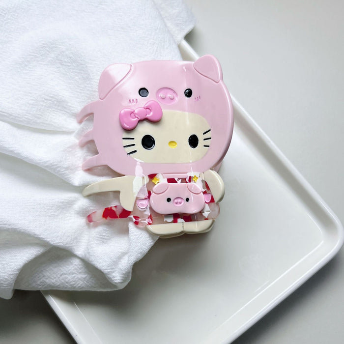 Wholesale Acetic Acid Simple Cartoon Animation Hair Clips