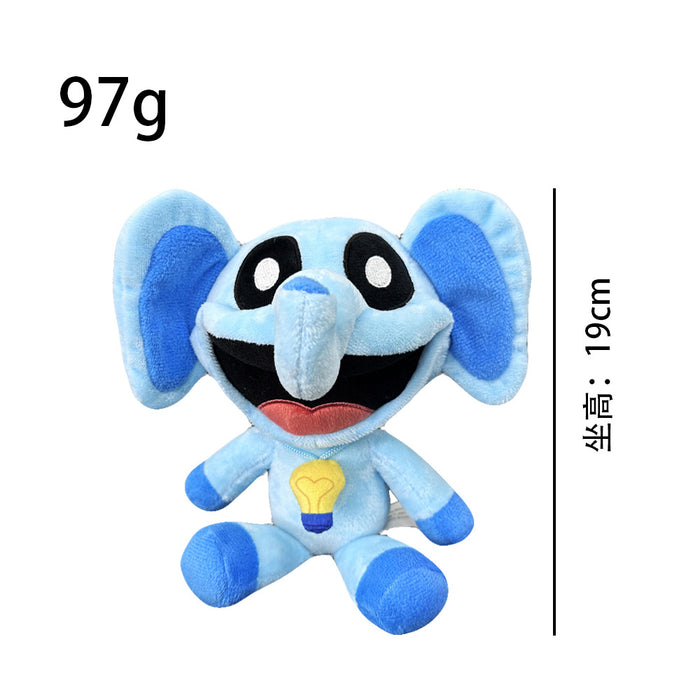 Wholesale Horror smile animal series doll pink pig plush toy