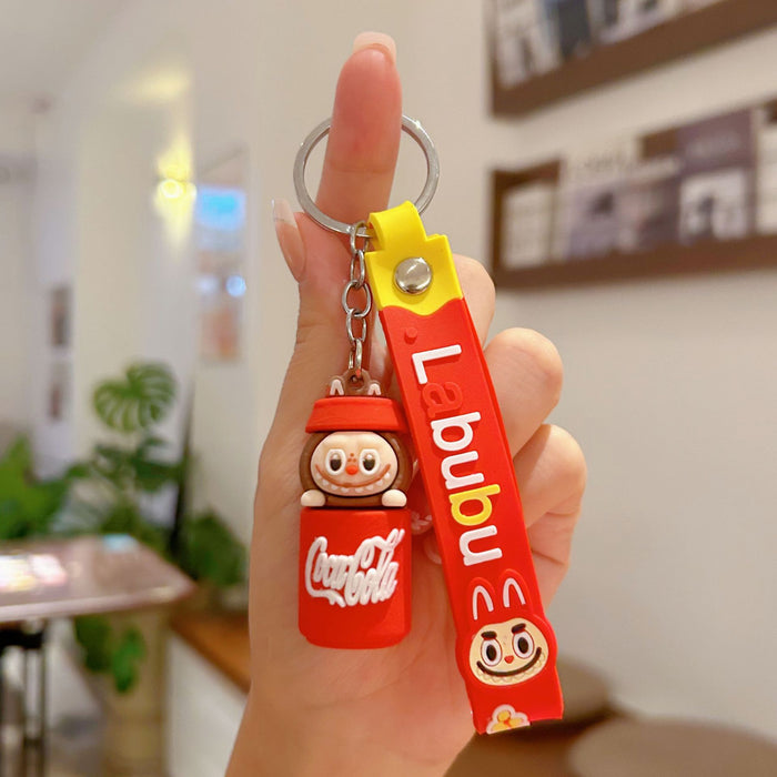 Wholesale Plush Keychain doll student backpack pendant couple