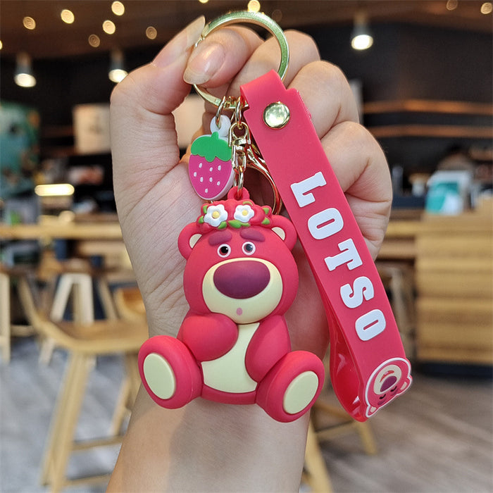 Wholesale Cartoon Silicone Doll Keychain JDC-KC-ZhuoRan014