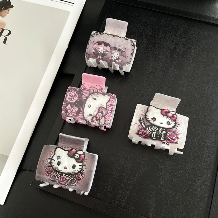 Wholesale Dark Wind Series Cartoon Cat Hair Clips
