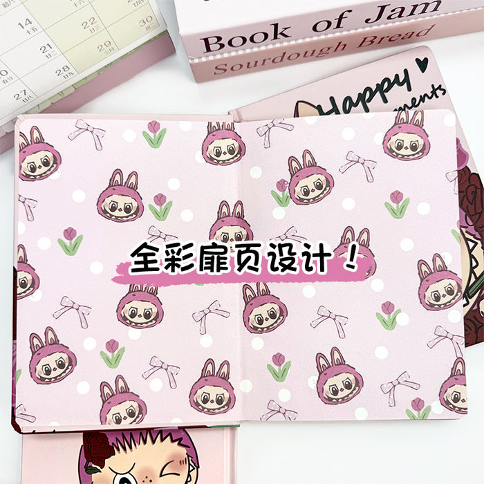Wholesale 5pcs Notebook Color Page Hand Ledger Diary Cute Hard Shell Cartoon Book
