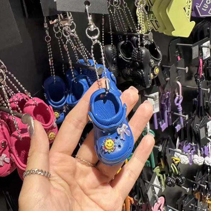 Wholesale pendant bag small accessories pendant niche cute hole shoes keychain pendant