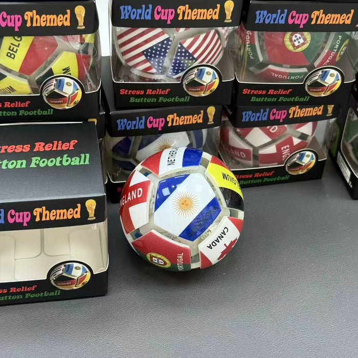 Wholesale 2026 Press Light Soccer Stress Toy Keychain Boutique Gift MOQ: 2