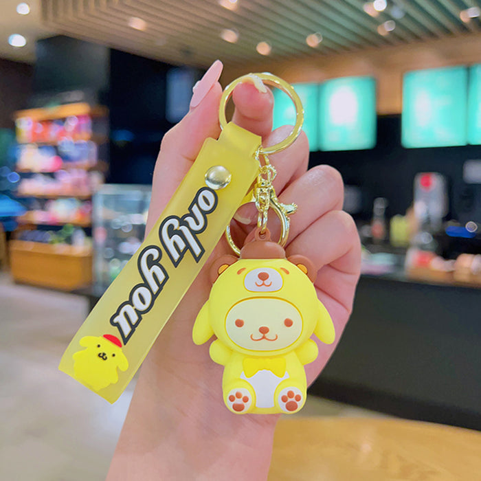 Wholesale Cartoon Doll Silicone Keychain JDC-KC-MingT281