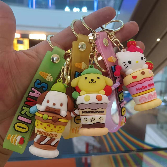 Wholesale PVC Cartoon Doll Keychain JDC-KC-KuangK018