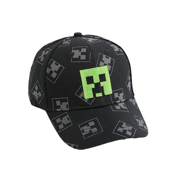 Wholesale Cross border children's embroidered baseball cap, children's flat brimmed hat, cartoon game, duckbill cap, sun hat