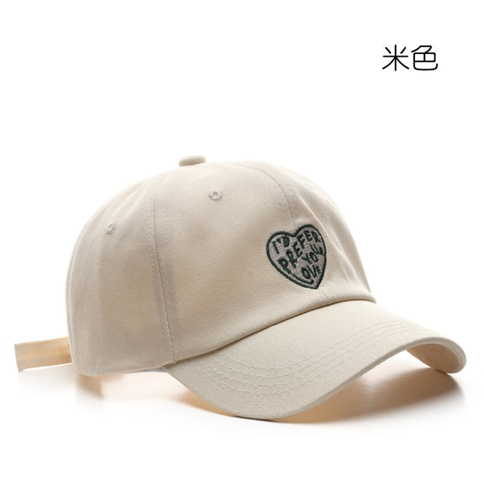 Wholesale Retro Love Embroidered Cotton Fashionhats Baseball Caps JDC-FH-TuL013
