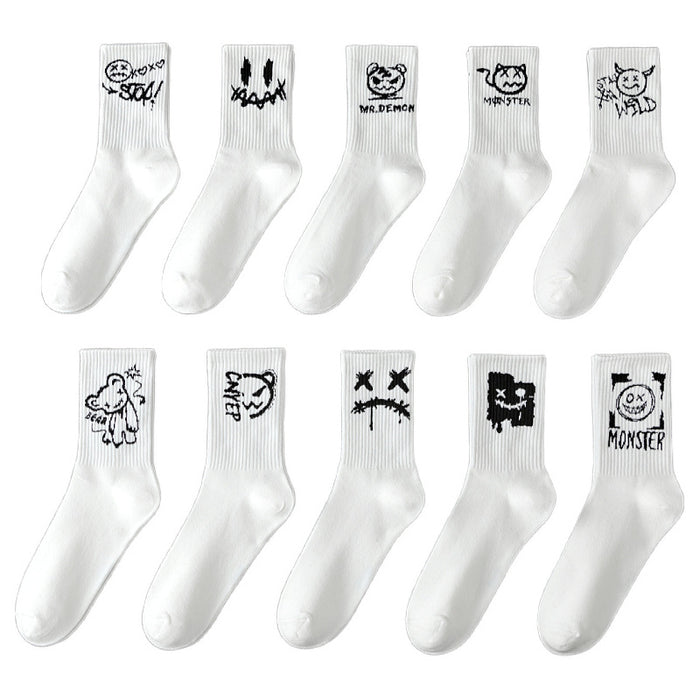 Wholesale Socks women' s sports socks cotton socks white stockings autumn and winter