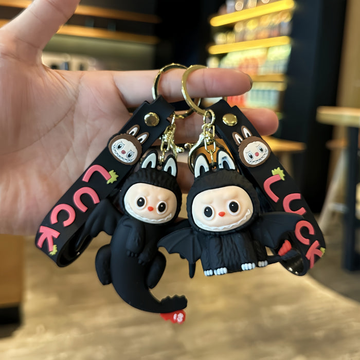 Wholesale  Keychain Little Sheep Cute Cartoon Soft Plastic Sheep Doll Pendant