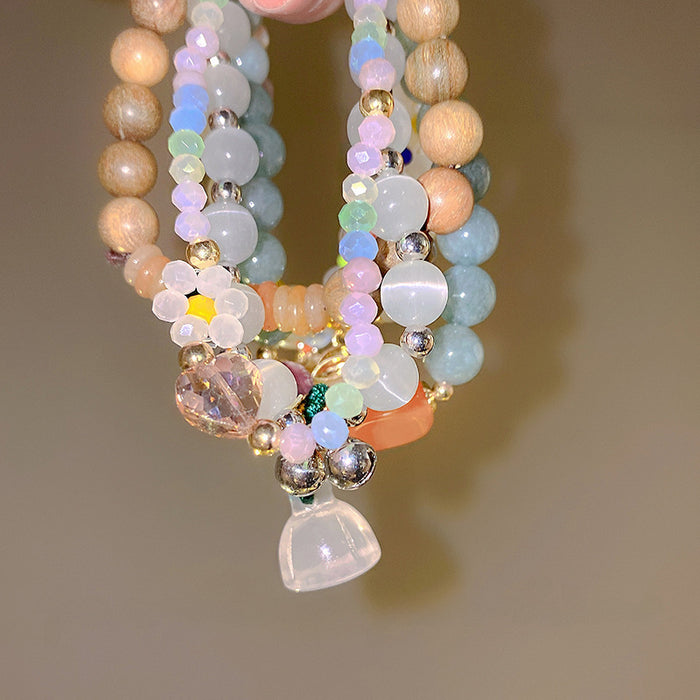 Wholesale New Chinese Explosions Beaded Bracelet Women's High Sense Niche Joker Pearl Bracelet Retro Couple Hand Jewelry