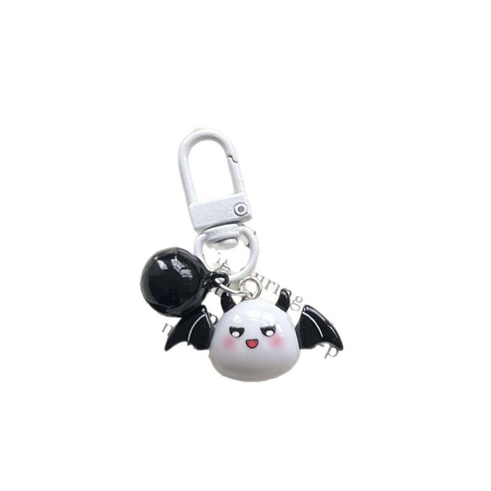 Wholesale Cute Black Bell Keychain Resin Pendant Student Bag Charm MOQ≥2