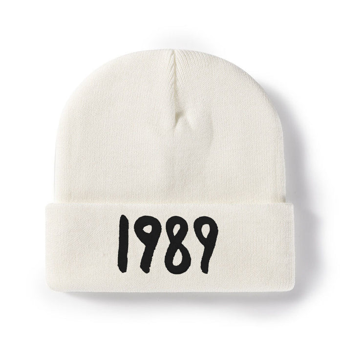 Wholesale Acrylic 1989 Embroidered Woolen Knitted Hat JDC-FH-PN002