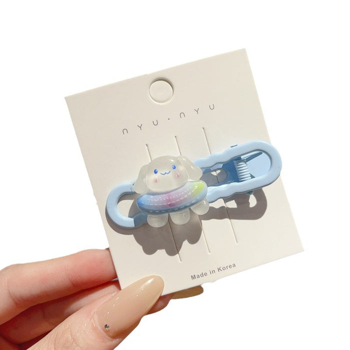 Wholesale Luminous Kidsren' s Cute  Hairpin Little Girl' s Forehead Headdress Girl' s Bangs Hairpin Baby Luminous