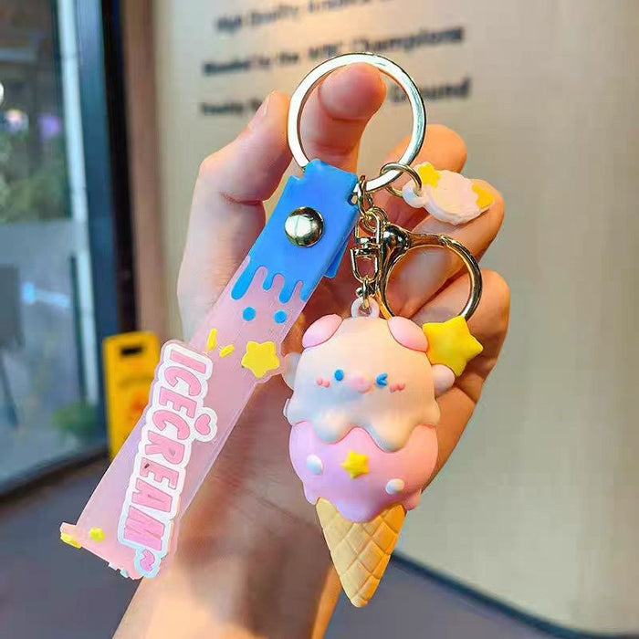 Wholesale Doll couple keychain accessories backpack pendant keychain car pendant