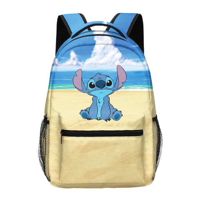 Wholesale Stitch Backpack Digital Full Print Student Schoolbag Cartoon Anime Backpack in Stock JDC-BP-Shangl004