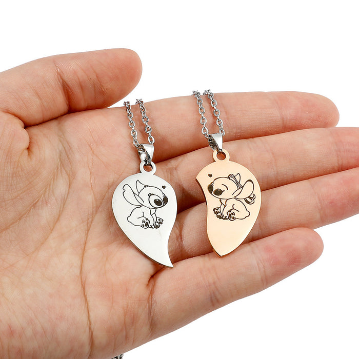 Wholesale Stainless Steel Love Pendant  Necklace
