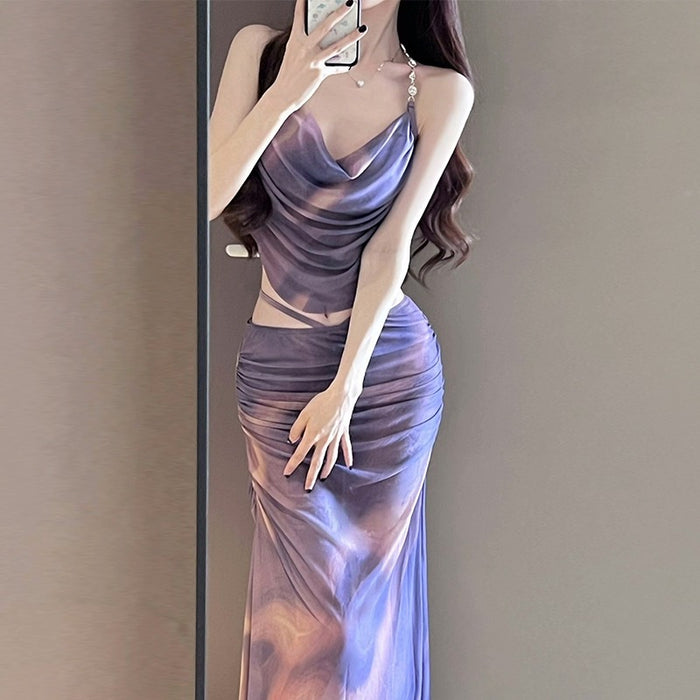 Wholesale Bikini swimsuit split skirt fashion three piece set sexy swimsuit