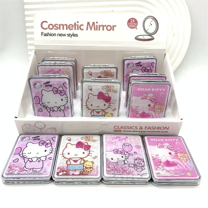 Wholesale Into The Oil Quicksand Mirror Cartoon Cute Makeup Mirror (S) JDC-VM-YunL003