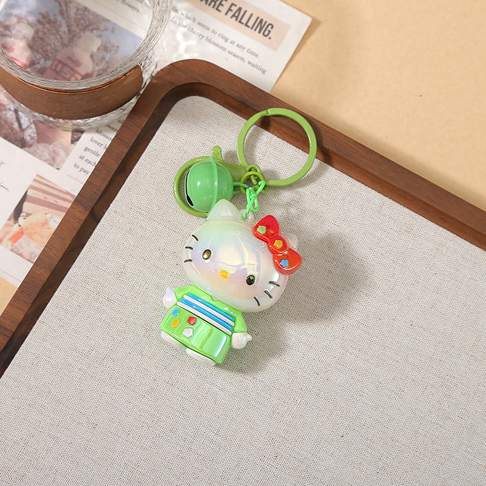 Wholesale New Keychain Creative Soft Rubber Cartoon Anime Cute Bag Pendant Car Keychain Gift