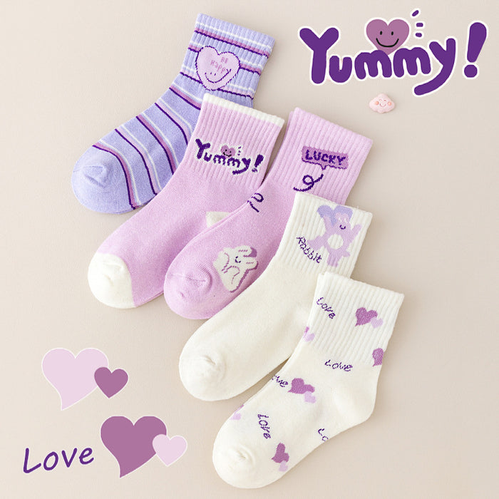 Wholesale 5pcs children' s socks baby sports socks large children' s stockings