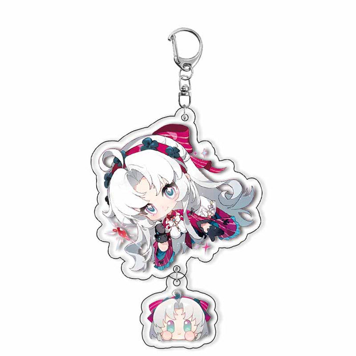 Wholesale Layered Acrylic Keychain Anime Merchandise Backpack Charm