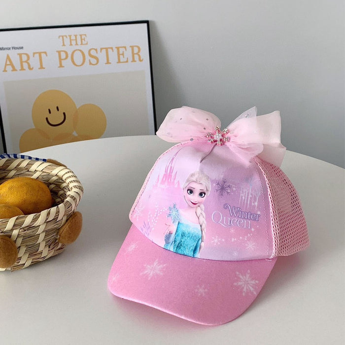 Wholesale Children's baseball cap duckbill cap thin mesh sunshade hat