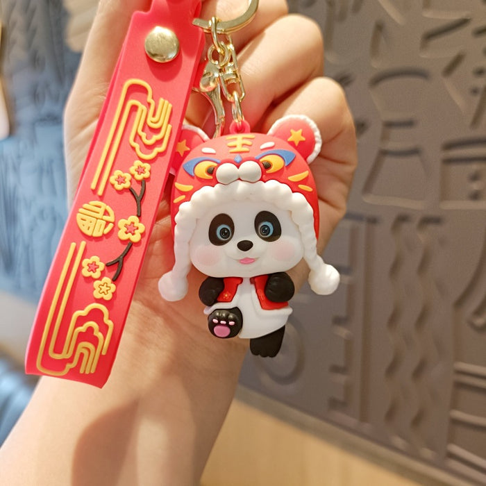 Wholesale Cute 3D Doll Silicone Keychain JDC-KC-MingT133