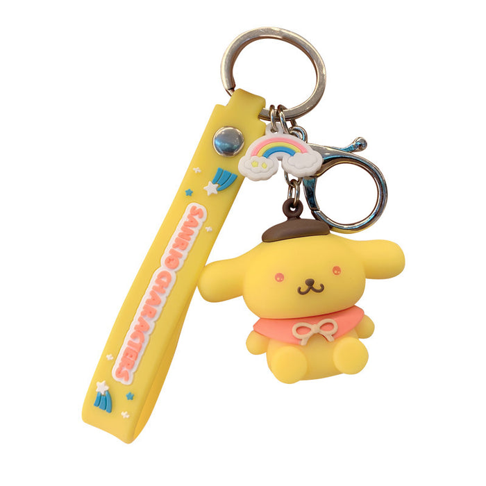 Wholesale Cartoon Silicone Doll Keychain JDC-KC-ShiF001