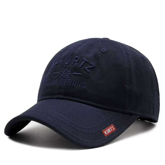 Wholesale Tourist hat, baseball cap, embroidered outdoor sports and leisure, simple and versatile, sun shading and sun protection, pure cotton