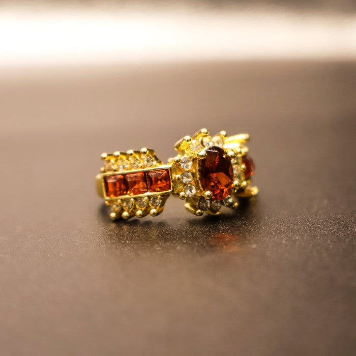 Wholesale Alloy inlaid zircon ring, niche accessory, personalized ring