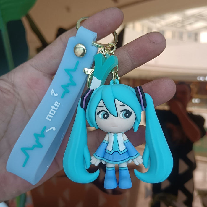 Wholesale Silicone Cartoon Figure Keychain JDC-KC-YiChang013