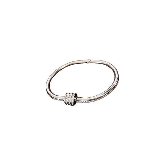 Wholesale Titanium Steel Diamond Ring Bracelet JDC-BT-PingY002