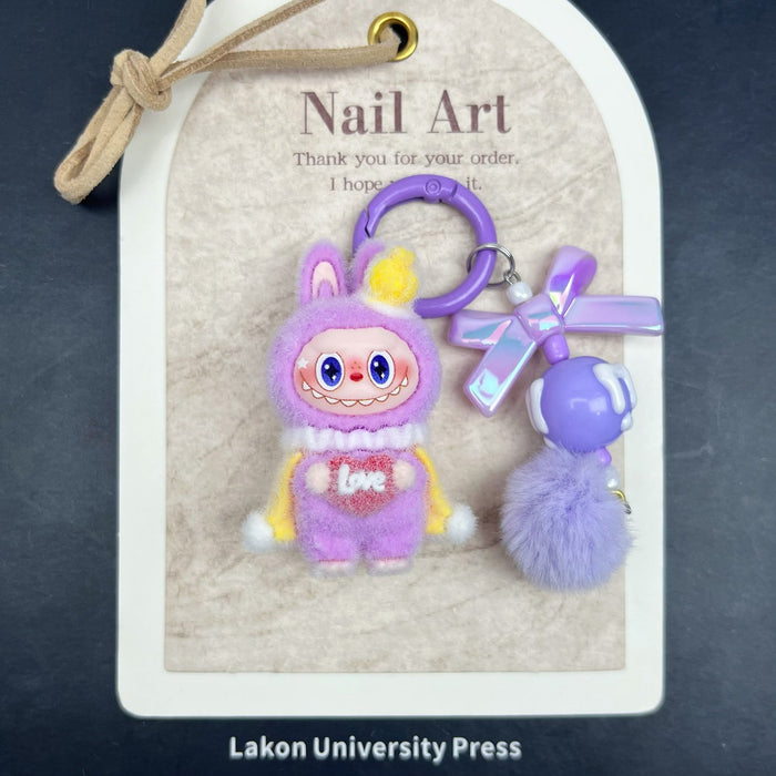 Wholesale Flocked King Figurine Keychain