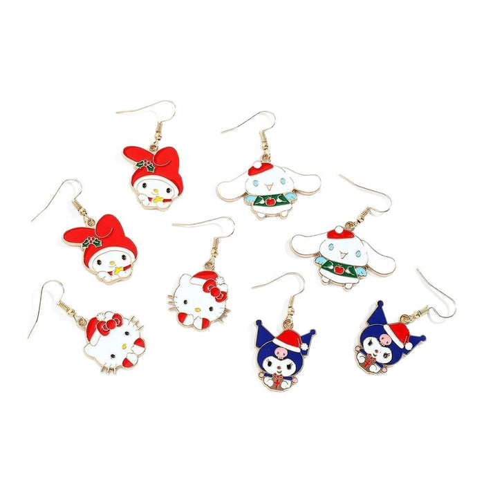 Wholesale  cartoon cute earrings  Christmas earrings