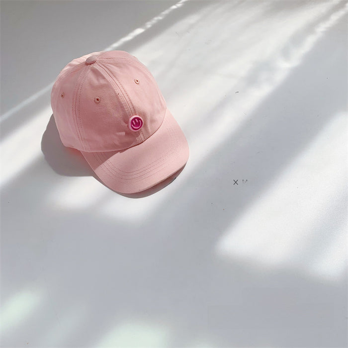 Wholesale Smiling Children's Baseball Hat Outdoor Leisure Versatile Sunscreen Hat Sunshade Hat