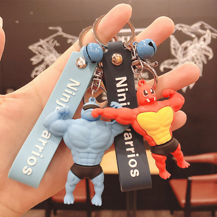 Wholesale Cartoon Silicone Doll Keychain JDC-KC-HaoXi027