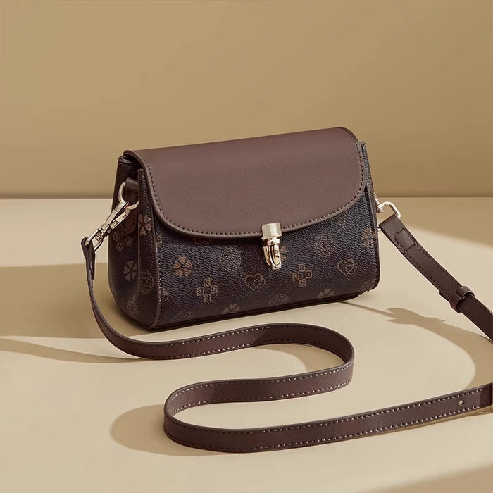 Wholesale Textured Versatile Women' s Bag Retro Printed Bag Women' s Square Bag