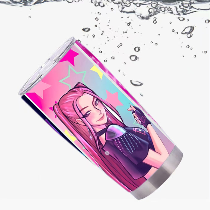 Wholesale 20oz K-pop Cartoon Print Stainless Steel Insulated Cup
