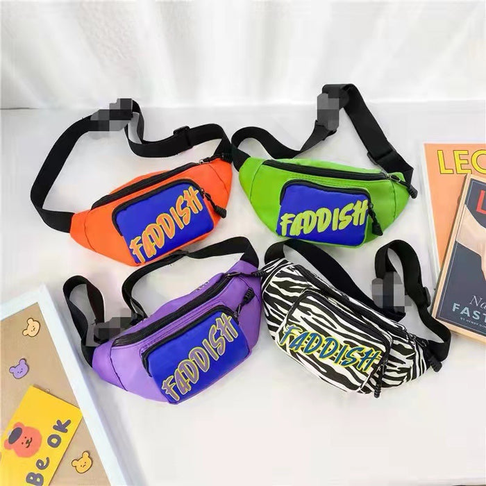 Wholesale Children's Waist Bag  Crossbody Shoulder Bag Waist Bag Girls' Chest Bag Trendy
