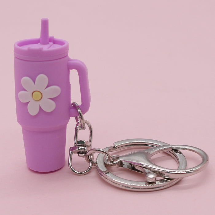 Wholesale Keychain Pendant Ice Bully Cup Key Chain Water Cup Decoration Accessories