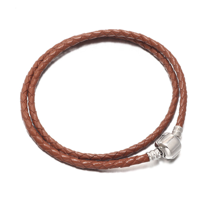 Wholesale Braided Leather Bracelet JDC-BT-QiN010