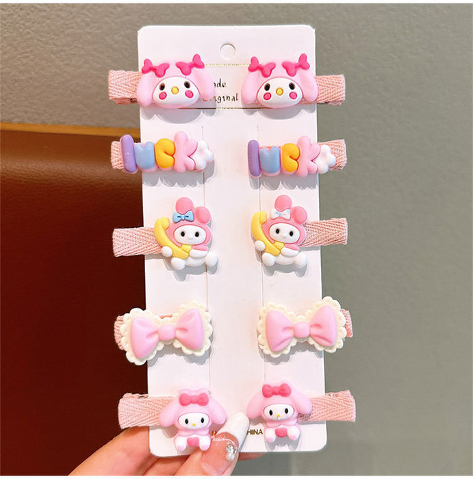 Wholesale Cartoon Children Hair Clips Style Soft Glue Hair Accessory Gift