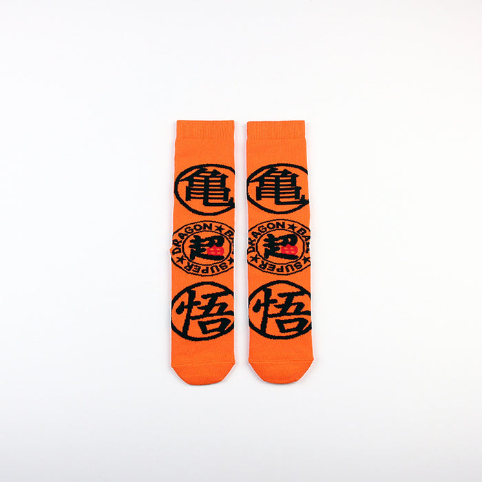 Wholesale Leisure sports jacquard youth women's cotton couple mid tube socks men's trendy socks long socks