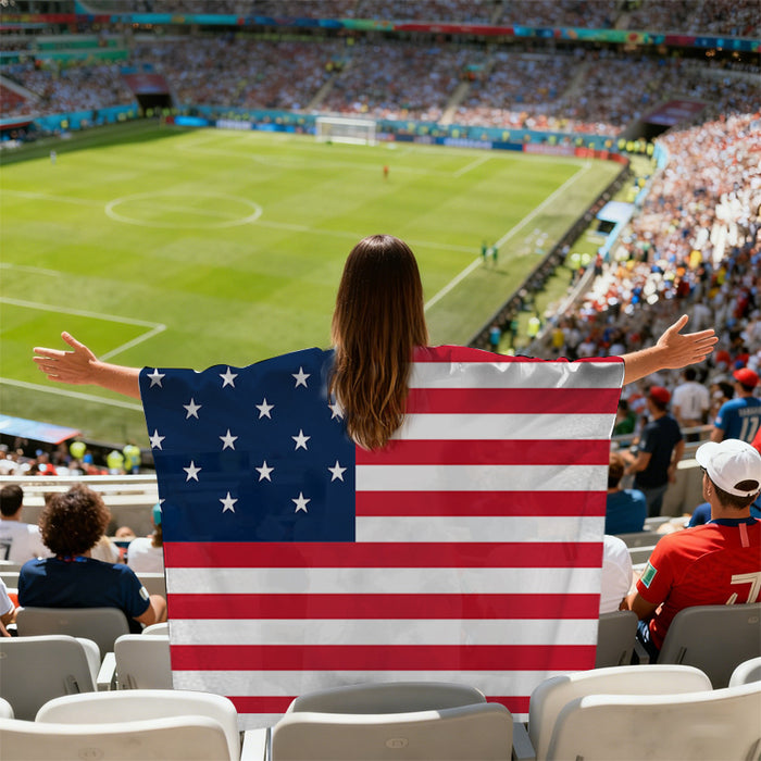 Wholesale Fan Flag 90x150cm Decorative World Cup Party Accessory