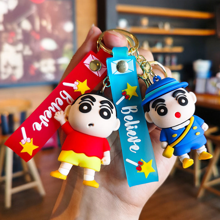 Wholesale Cartoon Doll Silicone Keychain JDC-KC-Tingm251