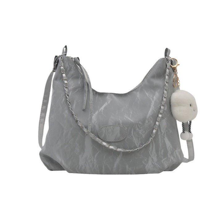 Wholesale Fashion shoulder bag, crossbody bag, simple and casual soft surface, large capacity commuting bag